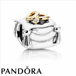 Pandora Diamond Ring Bearer Pillow Charm